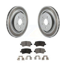 Load image into Gallery viewer, Rear Coated Disc Brake Rotors And Ceramic Pad Kit For Volvo S60 XC70 S80 V60 V70