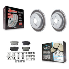 Load image into Gallery viewer, Rear Coated Disc Brake Rotors And Ceramic Pads Kit For Suzuki SX4 Crossover