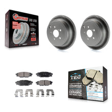Load image into Gallery viewer, Rear Coat Brake Rotor Ceramic Pad Kit For Subaru Outback Impreza Forester Legacy