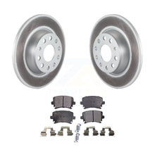 Charger l&#39;image dans la galerie, Rear Coated Brake Rotor Ceramic Pad Kit For Volkswagen Jetta Passat GTI Eos Audi