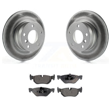 Charger l&#39;image dans la galerie, Rear Coated Disc Brake Rotors And Ceramic Pads Kit For 2008-2013 BMW 128i