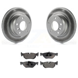 [Rear] 2008-2013 BMW 128i Premium Coated Rotors & Ceramic Pads Brake Kit For Max Braking