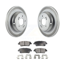 Charger l&#39;image dans la galerie, Rear Coated Disc Brake Rotors &amp; Ceramic Pad Kit For Hyundai Genesis G80 Kia K900