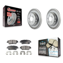 Load image into Gallery viewer, Rear Coated Disc Brake Rotors &amp; Ceramic Pad Kit For Hyundai Genesis G80 Kia K900