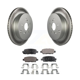 [Rear] 2009-2013 Suzuki Grand Vitara Premium Coated Rotors & Ceramic Pads Brake Kit For Max Braking