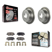 Charger l'image dans la galerie, [Rear] 2010-2013 Kia Soul Premium Coated Rotors &amp; Ceramic Pads Brake Kit For Max Braking
