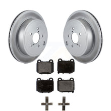 Load image into Gallery viewer, Rear Coated Disc Brake Rotors And Ceramic Pads Kit For Subaru BRZ Toyota 86