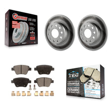 Load image into Gallery viewer, Rear Coat Brake Rotor Ceramic Pad Kit For Volkswagen Jetta Passat Beetle Golf A3