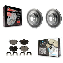 Load image into Gallery viewer, Rear Coat Brake Rotors Ceramic Pad Kit For 16-19 BMW Alpina B6 xDrive Gran Coupe