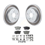 [Rear] 2010-2013 Suzuki Kizashi Premium Coated Rotors & Ceramic Pads Brake Kit For Max Braking