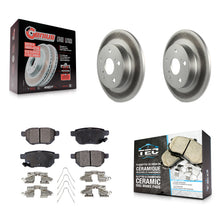 Charger l'image dans la galerie, [Rear] 2011-2016 Scion tC Premium Coated Rotors &amp; Ceramic Pads Brake Kit For Max Braking