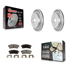 Load image into Gallery viewer, Rear Coat Disc Brake Rotors Ceramic Pad Kit For INFINITI Nissan Armada QX80 QX56