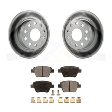 Charger l&#39;image dans la galerie, Rear Coated Disc Brake Rotors And Ceramic Pads Kit For Volkswagen Beetle GTI Eos