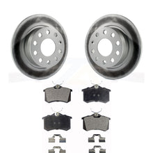 Load image into Gallery viewer, Rear Coated Disc Brake Rotors And Ceramic Pads Kit For Volkswagen Jetta