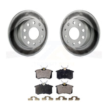 Load image into Gallery viewer, Rear Coated Disc Brake Rotors &amp; Ceramic Pad Kit For Volkswagen Jetta Beetle Golf