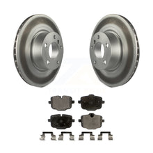 Load image into Gallery viewer, Rear Coated Disc Brake Rotors And Ceramic Pads Kit For 2012 BMW X3 From 10 11