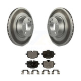 [Rear] 2012 BMW X3 From 10 11 Premium Coated Rotors & Ceramic Pads Brake Kit For Max Braking