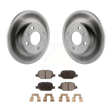 Charger l&#39;image dans la galerie, Rear Coated Disc Brake Rotors And Ceramic Pads Kit For Fiat 500