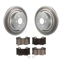 Charger l&#39;image dans la galerie, Rear Coat Brake Rotor Ceramic Pad Kit For INFINITI Q50 M37 Q60 Q70 Q70L QX70 M56