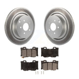 Rear Coat Brake Rotor Ceramic Pad Kit For INFINITI Q50 M37 Q60 Q70 Q70L QX70 M56