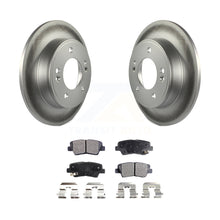 Charger l&#39;image dans la galerie, Rear Coat Brake Rotor Ceramic Pad Kit For Hyundai Elantra Kia Soul Forte GT Koup