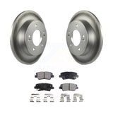 Rear Coat Brake Rotor Ceramic Pad Kit For Hyundai Elantra Kia Soul Forte GT Koup