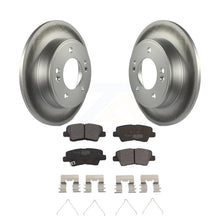 Load image into Gallery viewer, Rear Coated Brake Rotor &amp; Ceramic Pad Kit For Kia Soul Forte Hyundai Veloster GT