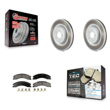 Load image into Gallery viewer, Rear Coat Brake Rotors Ceramic Pad Kit For 2012-2021 Nissan NV2500 NV3500 NV1500