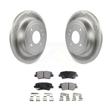 Load image into Gallery viewer, Rear Coated Disc Brake Rotors And Ceramic Pads Kit For Hyundai Accent Kia Rio