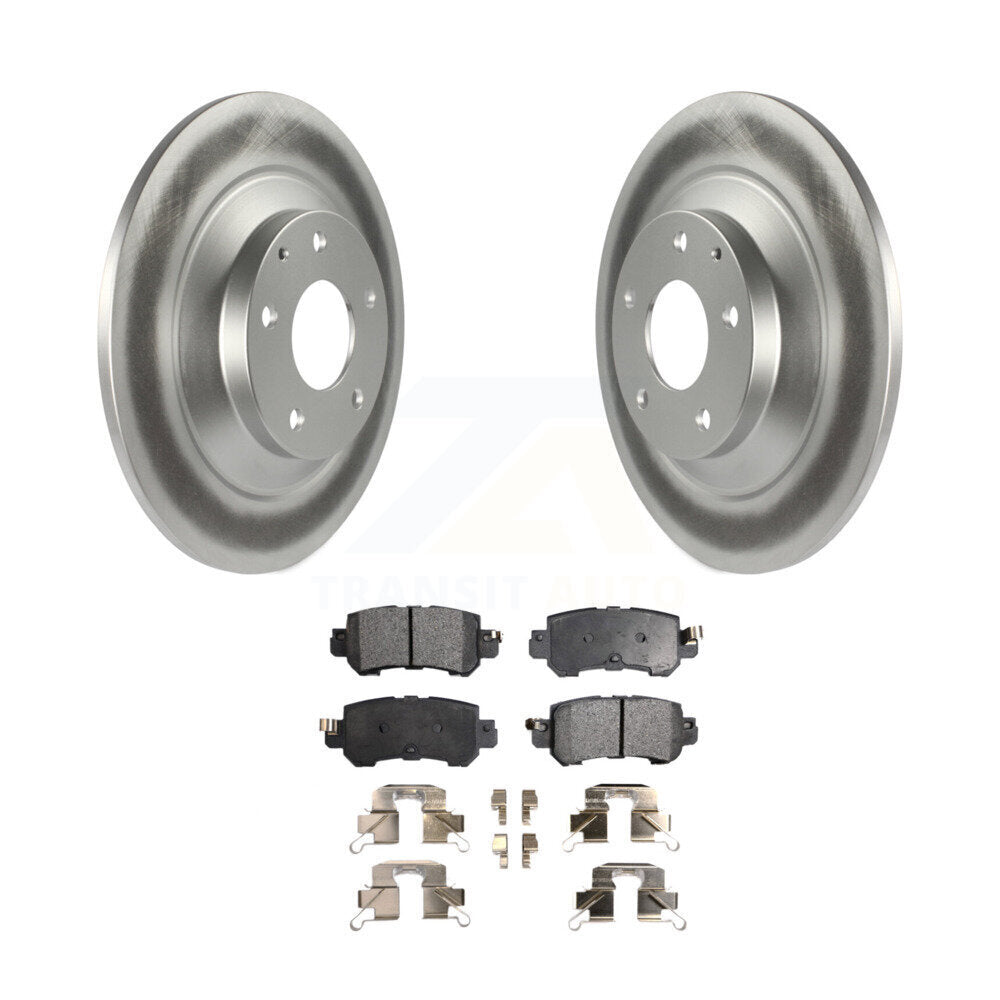 Kit de rotors de frein à disque à revêtement arrière et de plaquettes en céramique pour Mazda CX-5 