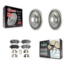 Load image into Gallery viewer, Rear Coated Disc Brake Rotors And Ceramic Pads Kit For Mazda CX-5