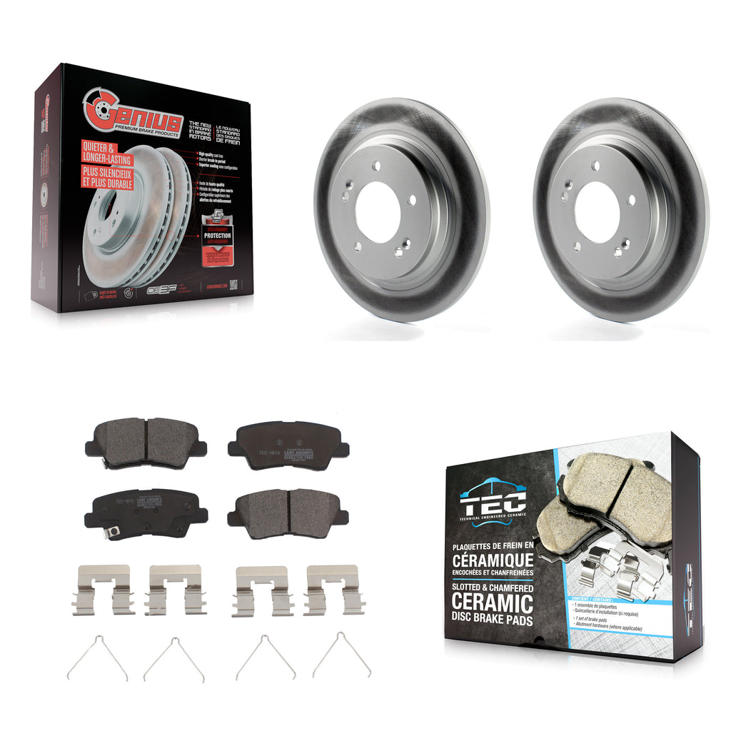 Kit de plaquettes de frein en céramique pour Rotor de frein arrière, pour Hyundai Sonata Kia Optima Elantra GT 