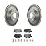 Kit de rotors de frein à disque à revêtement arrière et de plaquettes en céramique pour Mazda 6 2014-2015 