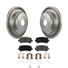 Load image into Gallery viewer, Rear Coated Disc Brake Rotors And Ceramic Pads Kit For 2014-2016 Acura MDX