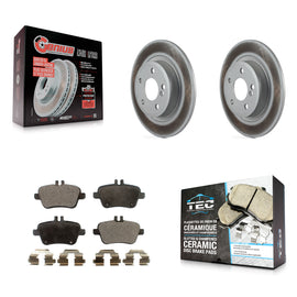 Rear Coat Brake Rotor Ceramic Pad Kit For Mercedes-Benz GLA250 CLA250 INFINITI B