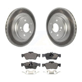 Kit de rotors de frein à disque à revêtement arrière et de plaquettes en céramique pour Mercedes-Benz E550 