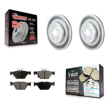 Load image into Gallery viewer, Rear Coated Disc Brake Rotors And Ceramic Pads Kit For Subaru Outback Legacy WRX