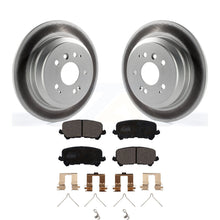 Load image into Gallery viewer, Rear Coated Disc Brake Rotors Ceramic Pad Kit For Honda Pilot Ridgeline Passport