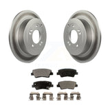 Rear Coated Disc Brake Rotor And Ceramic Pad Kit For Hyundai Tucson Kia Sportage