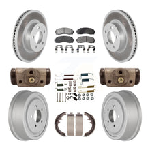 Load image into Gallery viewer, Front Rear Coated Brake Rotor Ceramic Pad &amp; Drum Kit (9Pc) For Ford Ranger Mazda