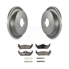 Load image into Gallery viewer, Rear Coated Disc Brake Rotors And Ceramic Pads Kit For Ford F-150