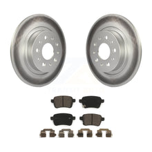 Load image into Gallery viewer, Rear Coated Disc Brake Rotors And Ceramic Pads Kit For 2014-2020 Fiat 500L