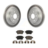 [Rear] 2014-2020 Fiat 500L Premium Coated Rotors & Ceramic Pads Brake Kit For Max Braking