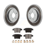 [Rear] 2006-2008 Jaguar X-Type Premium Coated Rotors & Ceramic Pads Brake Kit For Max Braking