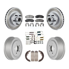 Charger l&#39;image dans la galerie, Front Rear Coat Brake Rotor Ceramic Pad Drum Kit (7Pc) For 06-09 Ford Ranger RWD