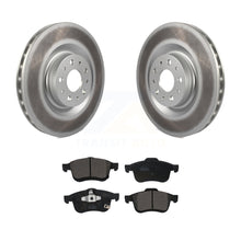 Charger l&#39;image dans la galerie, Front Coated Disc Brake Rotors And Ceramic Pads Kit For 2014-2020 Fiat 500L