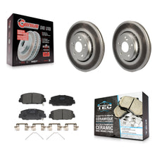 Load image into Gallery viewer, Front Coated Disc Brake Rotor &amp; Ceramic Pad Kit For Honda Civic Accord Acura ILX