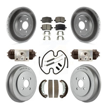 Load image into Gallery viewer, Front Rear Coat Disc Brake Rotors Ceramic Pad Drum Kit (9Pc) For Pontiac Pursuit