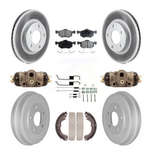 Load image into Gallery viewer, Front Rear Coated Brake Rotor Ceramic Pad &amp; Drum Kit (9Pc) For Ford Escape Mazda