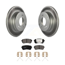 Load image into Gallery viewer, Rear Coated Disc Brake Rotors And Ceramic Pads Kit For Hyundai Sonata Kia Optima